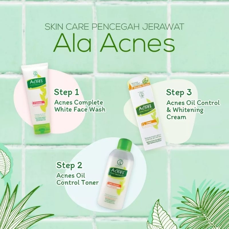 ACNES Natural Care Oil Control &amp; Whitening Cream 40gr