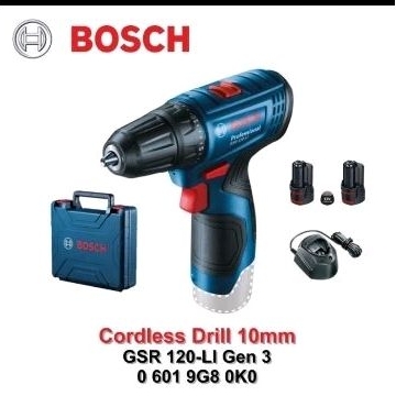 BOSCH Bor Baterai BATERE GSR 120-Li GSR120-LI Cordless Drill 12V 12 v