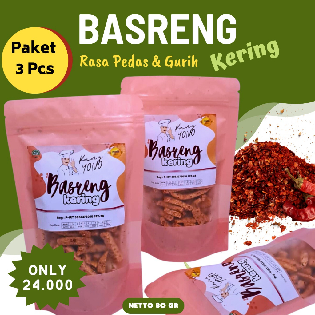 

BASRENG PEDAS GURIH / 3 PCS