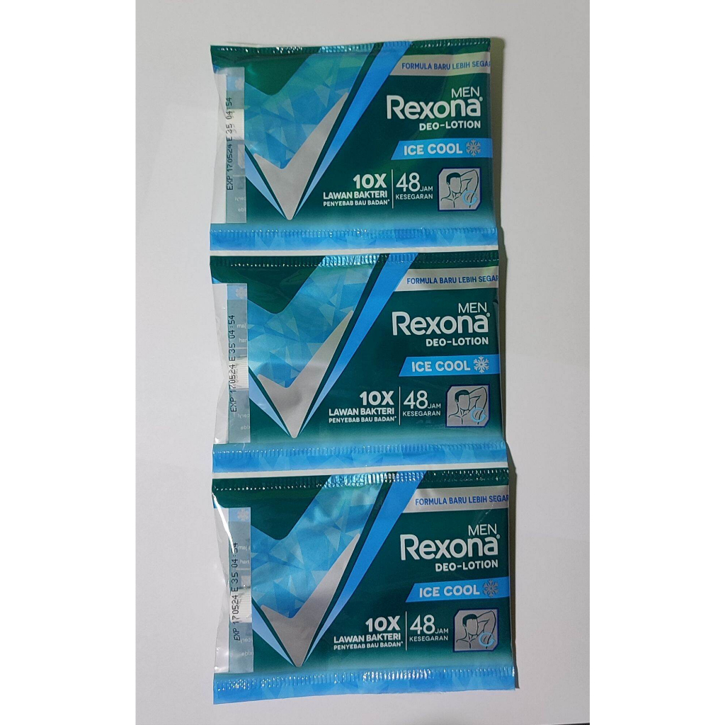 ✿ELYSABETHME✿ Rexona men sachet deo lotion ice cool