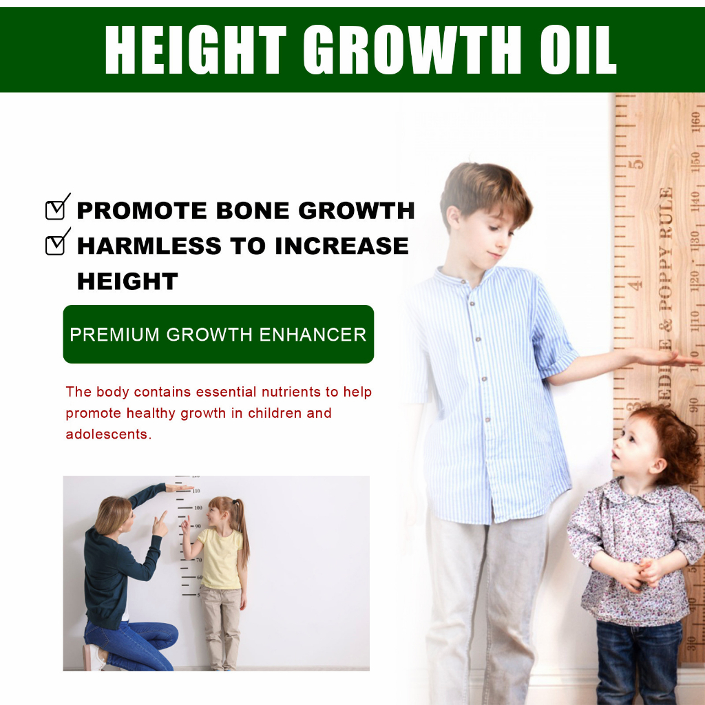 Mabrem Minyak Peninggi Badan 10ml - Untuk Pria dan Wanita / Conditioning Body Growth Herbal Essence Promoting Bone Growth Massage Essence Herbal Essential Oil