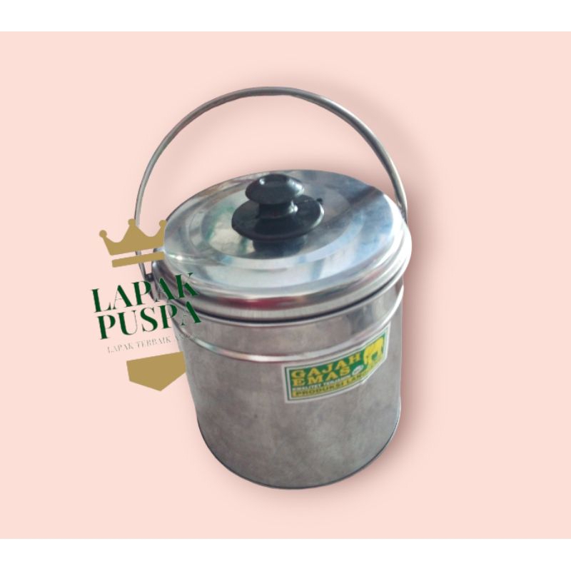 rantang tunggal besar sekat dm 15 cm di dalam gajah