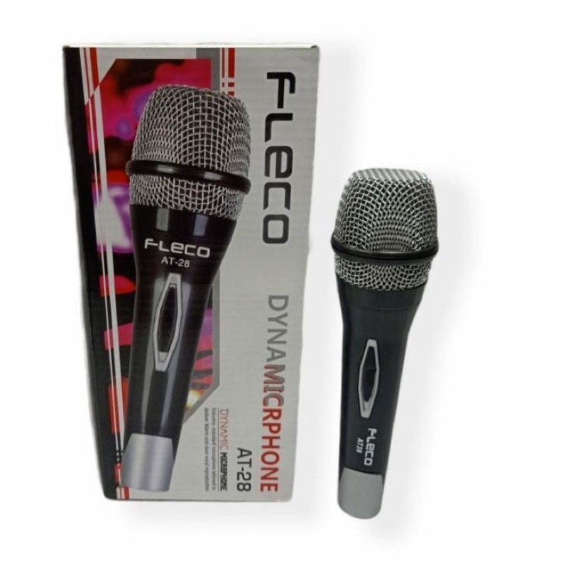 Ready Stok Microphone Kabel Fleco DM-817/AT-28 Mic Kabel Fleco 817/AT28 - Mic Karaoke Murah