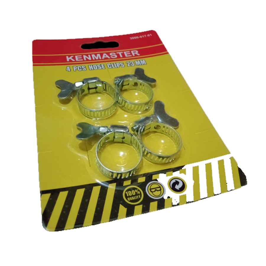 Klem Selang Set 4 pcs Yellow / Kenmaster Hose Clamp Cincin Kupu Kupu