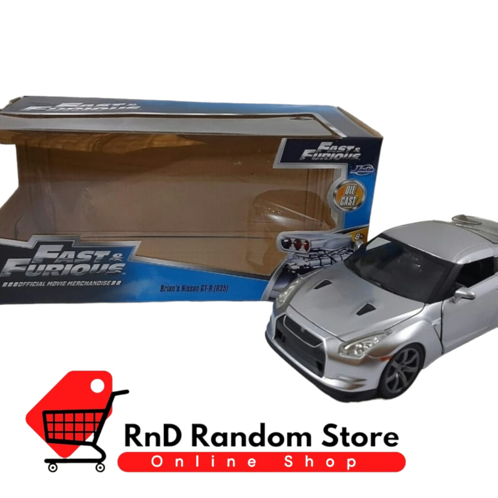 Official Jada Toys Nissan GT-R R35 | Fast and Furious / Fast Five 5 Brian O'Connor 2010 GTR R35 - Si