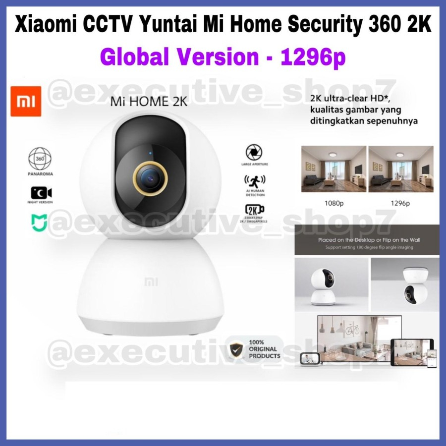 Mi CCTV Yuntai Mi Home Security 360 2K - Global Version - 1296p