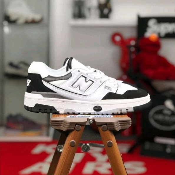 New Balance 550 &quot;White/Black-Rain Cloud&quot;