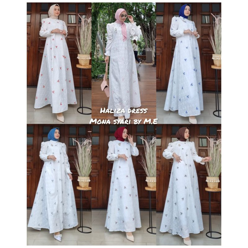 NEW COLLECTION HALIZA DRESS MONA SYAR'I by M.E 100% Original & Real Pic