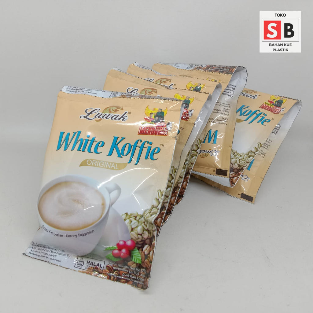 

KOPI LUWAK WHITE COFFE 20GR RENCENG/ KOPI LUWAK ISI 10 SACHET