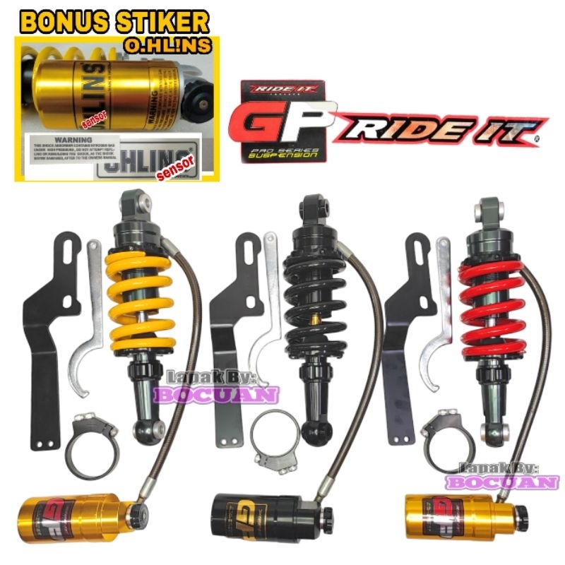 monoshock satria 2tak 120 tabung pisah r shock belakang hiu lumba 2 tak shock belakang