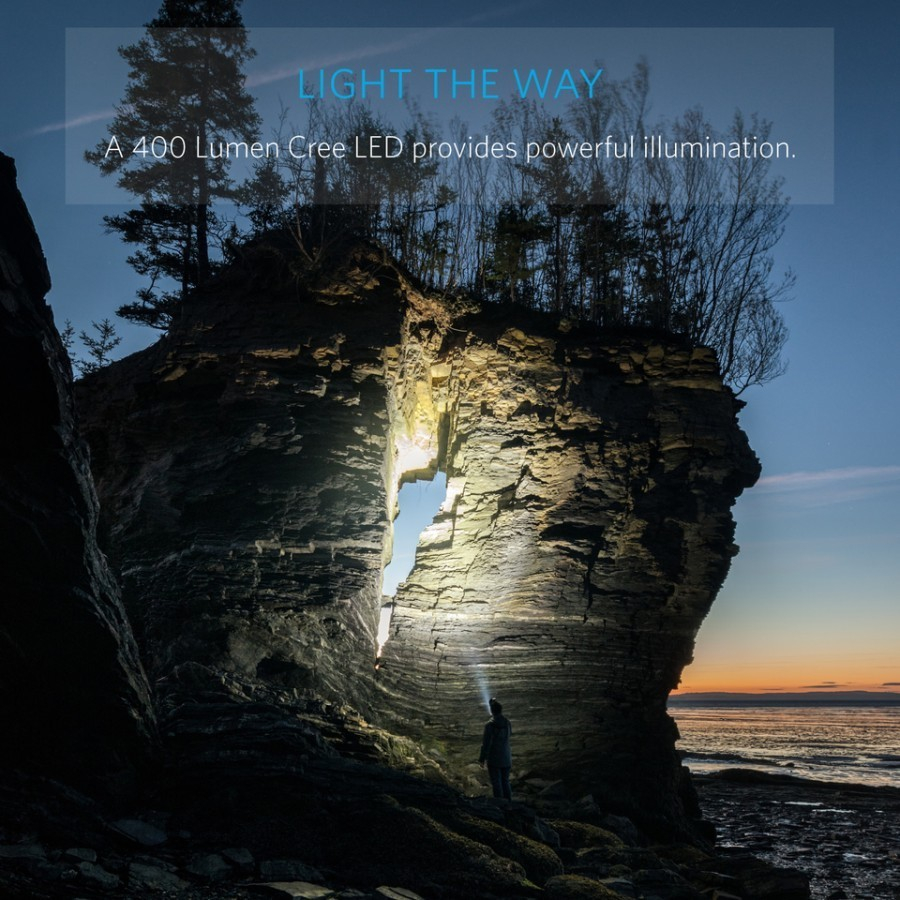 Anker Bolder LC40 Flash Light Rechargeable Outdoor Lampu Senter -T1423