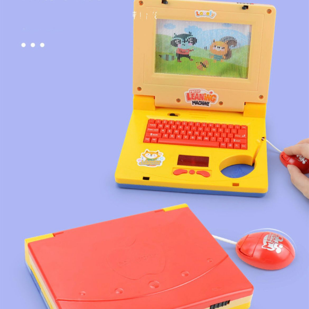 [TMA]Mainan Edukasi Animasi Belajar Notebook Learning Machine / Mainan Simulasi Anak Musik Video / Nonton Kartun