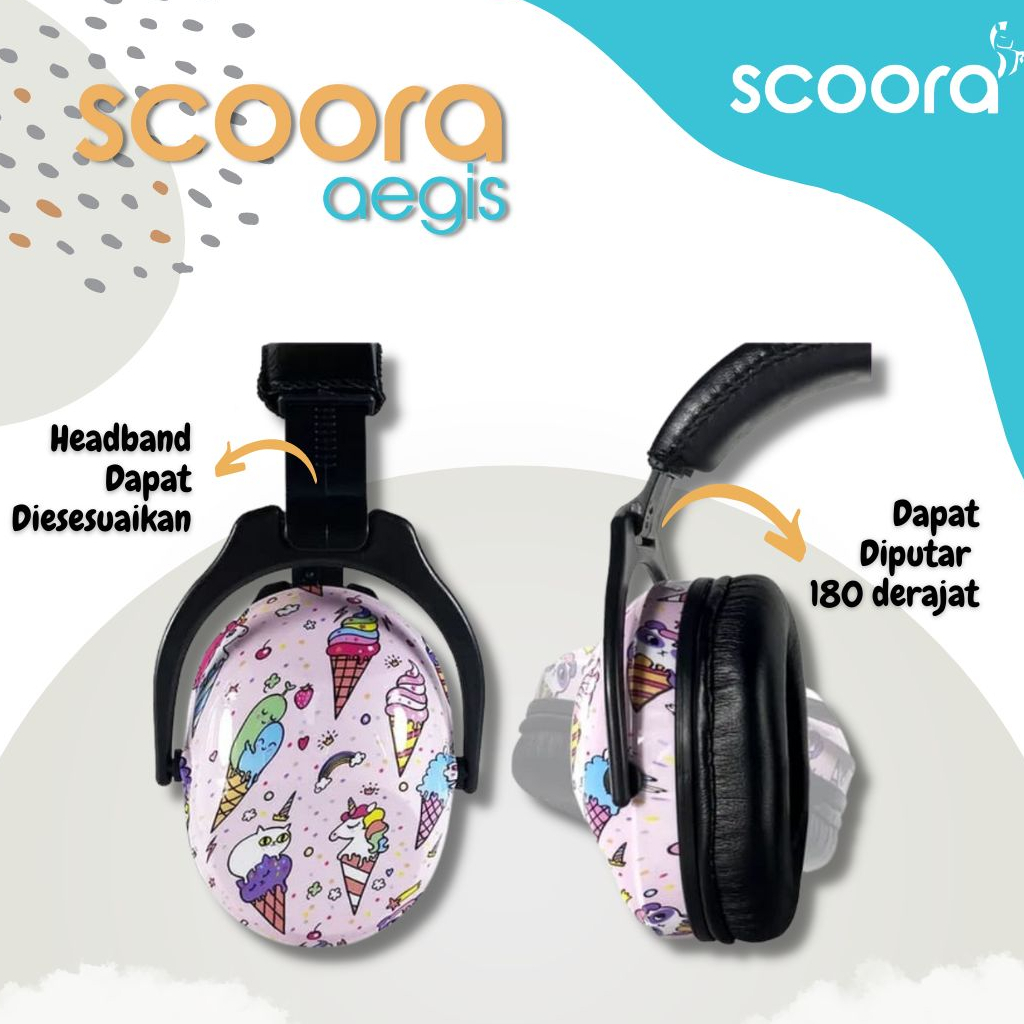 SCOORA Aegis Earmuff Anak Remaja &amp; Dewasa