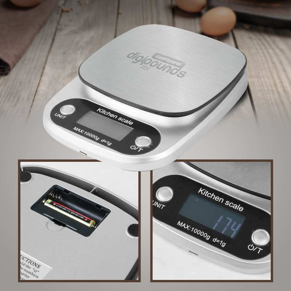 Digipounds Timbangan Dapur Mini Digital 10kg Akurasi 1g Kitchen Scale