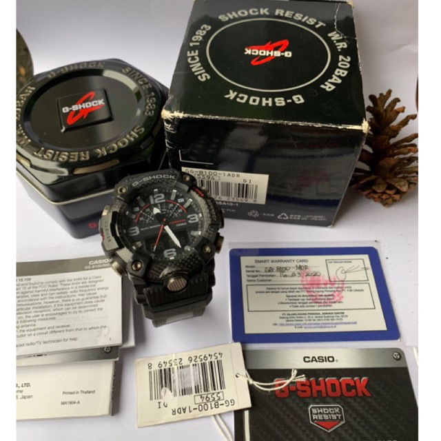 G - SHOCK GG - B100 - 1ADR ORIGINAL CASIO PRELOVED