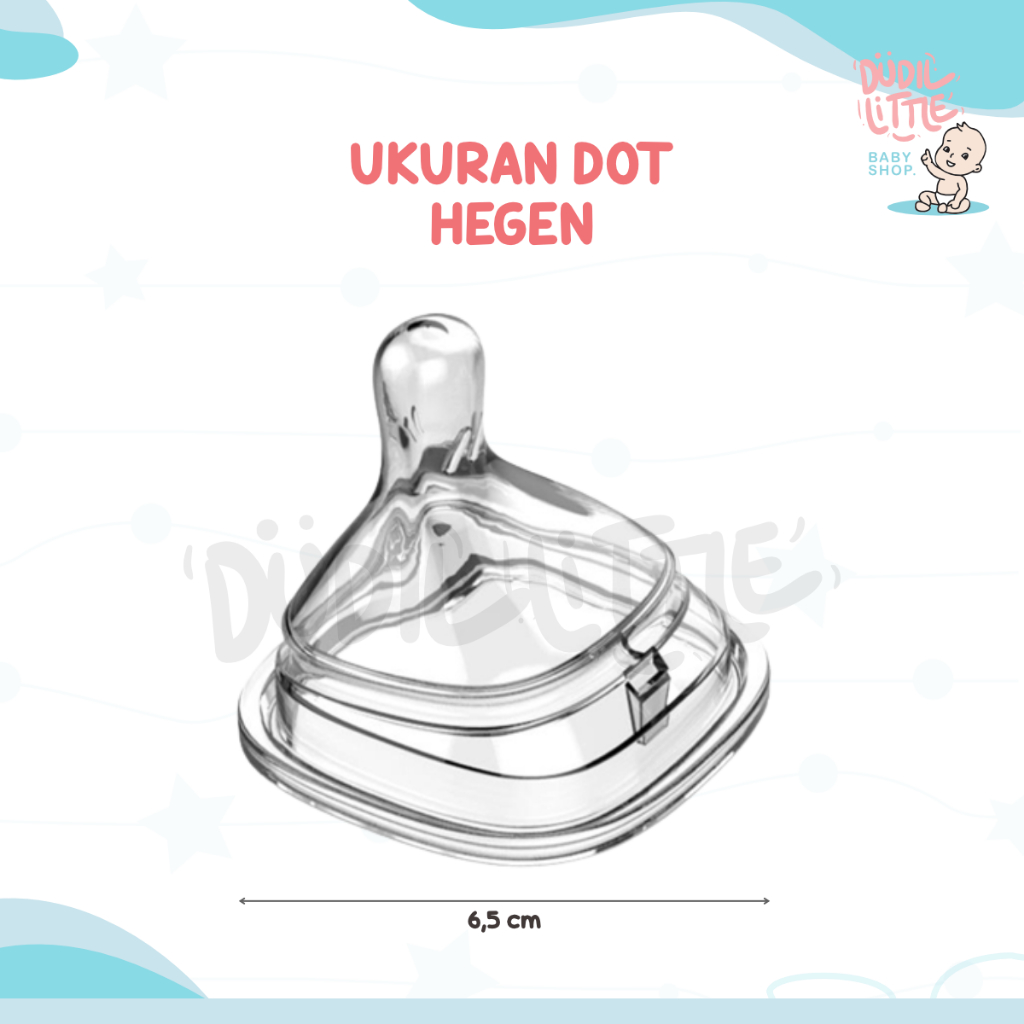 Dot Hegen Nipple botol bayi aliran cepat antikolik BPA Free