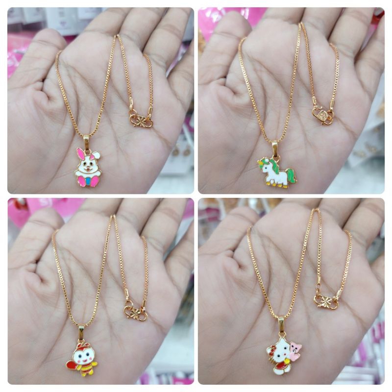 KALUNG ANAK BONEKA LAPIS EMAS