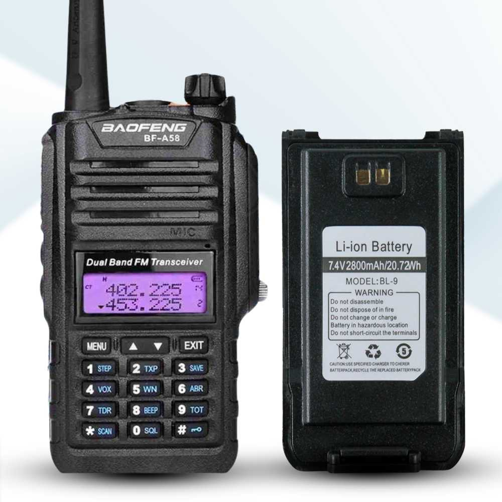 Baterai Walkie Talkie BF-A58 2800 mAh Batrai Pengganti Walki Talki Kapasitas Besar Batre Cadangan Berkualitas