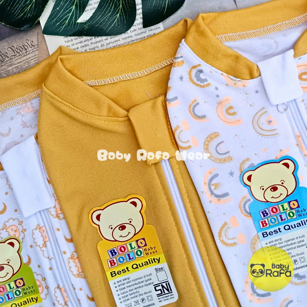 Serian Mustard - 3 pcs Bedong INSTAN RESLETING MUSTARD SERIES merk SNI Bolo - Bolo / Bedong Bayi INSTAN Serian Mustard