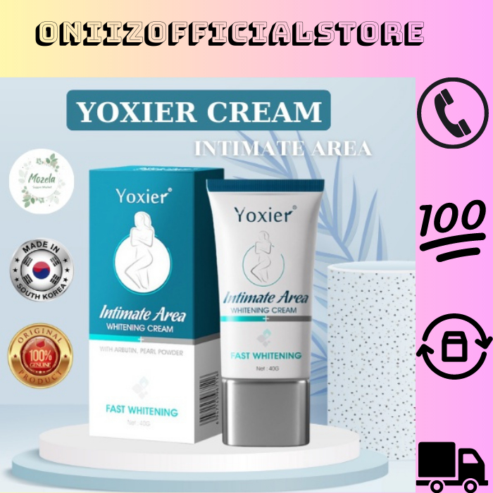 YOXIER WHITENING CREAM Krim Pemutih Badan Area Intim Dark Knees And Elbows Strong Whitening Cream Ce