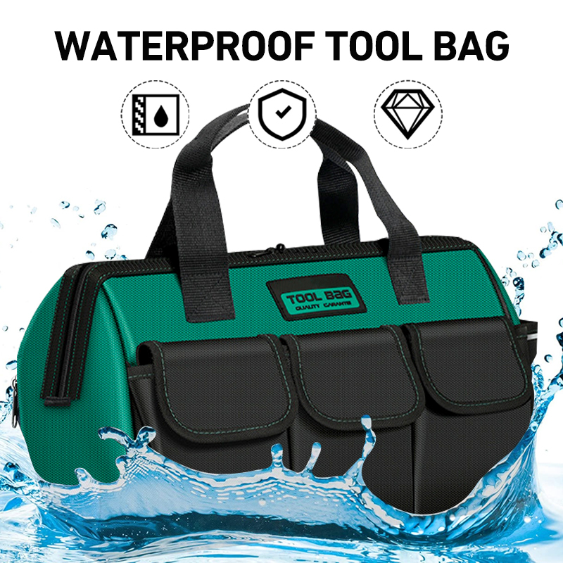 Toolbag 13/18 inch Kain Oxford Tebal Tas Alat Perkakas Kuat Tas Perkakas Toolkit Toolbox