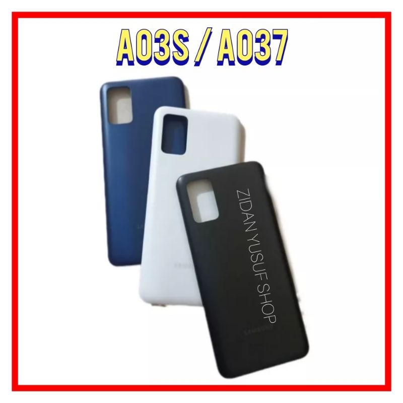 BACKDOOR BACK COVER CASING TUTUP BELAKANG SAMSUNG GALAXY A03S / A037 ORIGINAL