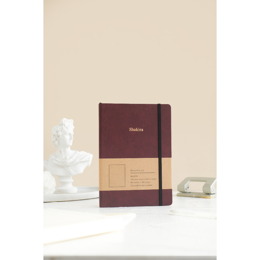 

Mason Leather Ruby Notebook / Diary / Journal / Custom Agenda / Buku Tulis / Notepad Letterist