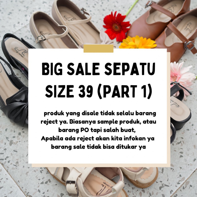 Thethingscorner - SALE SIZE 39 (part 1) sepatu wanita heels wanita korean shoes