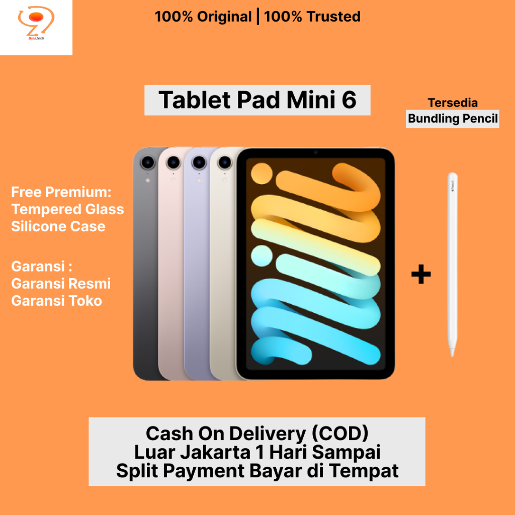Tablet iPad Minii 6 8.3inch 256GB 64GB not bukan 9 air 4