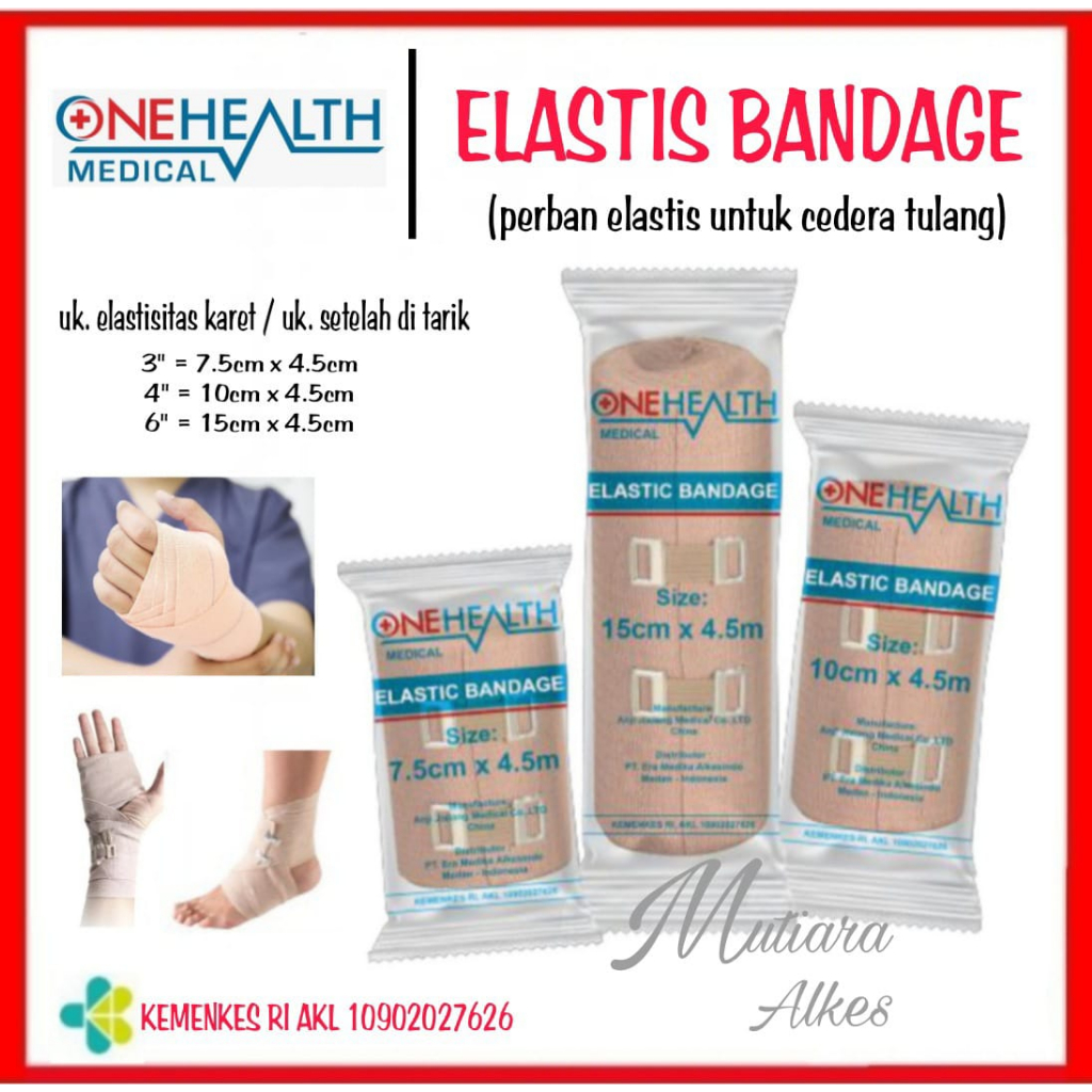 Elastic Bandage - Perban elastis - Pembalut Tangan Kaki terkilir