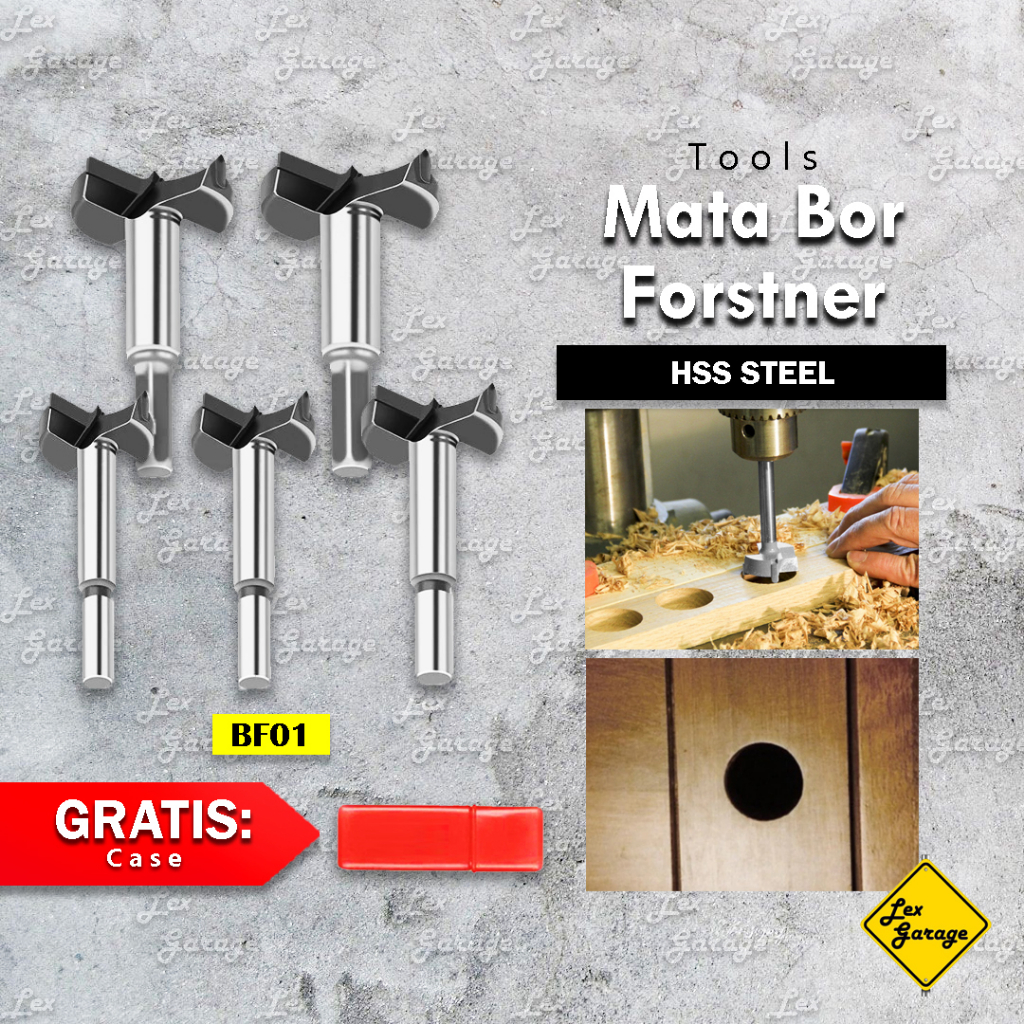 Mata Bor Kayu Engsel Sendok 15 20 25 30 35 mm Forstner Bit