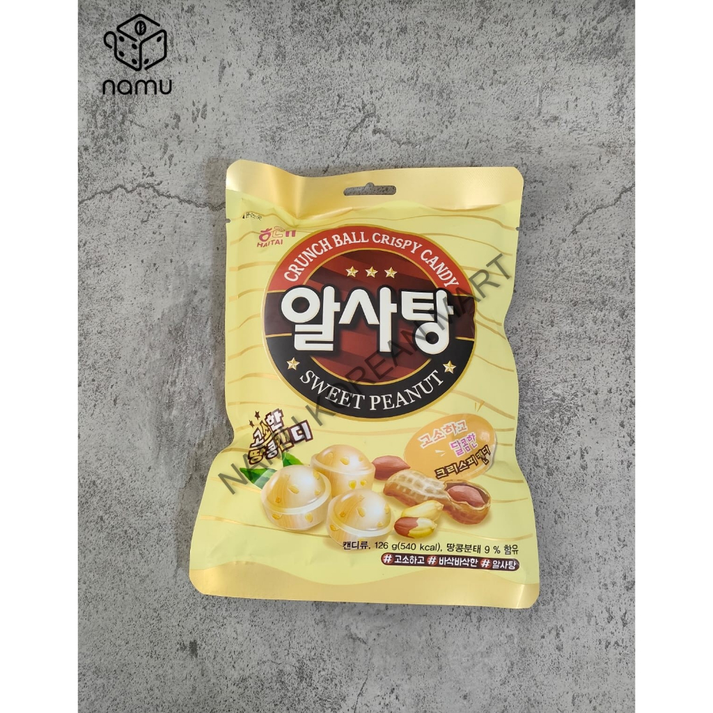 

Haitai Peanut Candy 126gr / Kembang Gula Rasa Kacang / Peanut Candy / Korean Candy