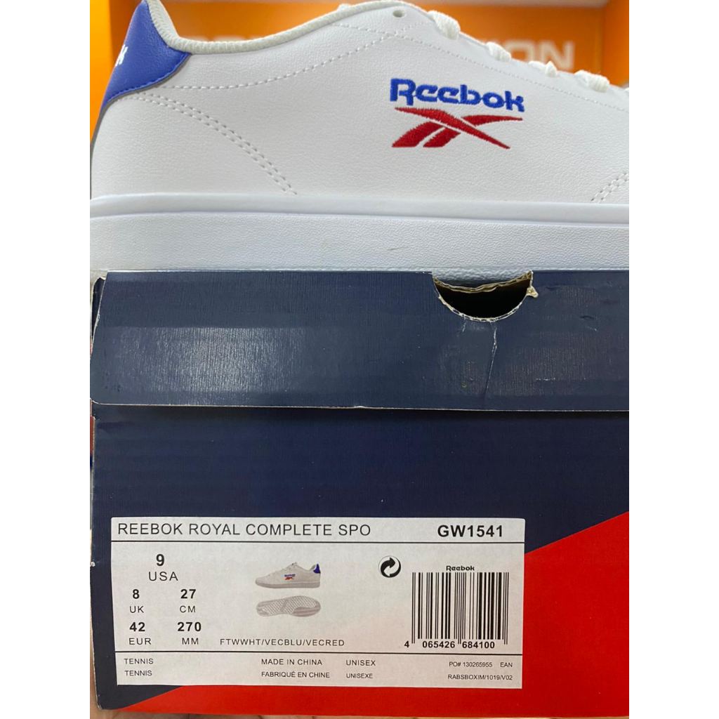 Reebok Royal Complete Spo White GW1541 Unisex Tennis Shoes Original