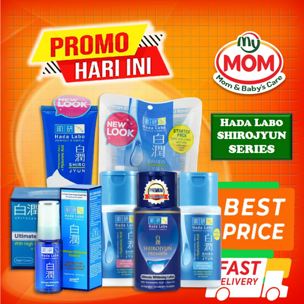 [BPOM] Hada Labo Shirojyun PREMIUM Whitening Lotion 100ml / Hadalabo / Shirojun Lotion / MY MOM