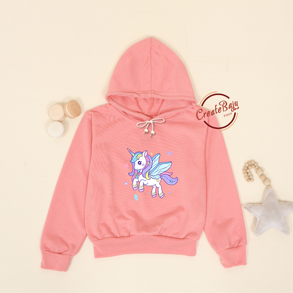 JAKET HOODIE ANAK UNISEX UNICORN SALEM BABYTERRY LENGAN PANJANG FASHION TERMURAH JAKET ANAK POLOS