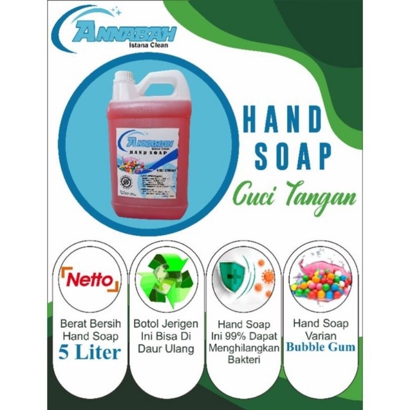 sabun cuci tangan 5liter