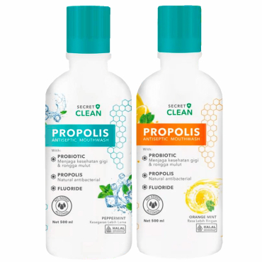 Secret Clean Propolis Antiseptic Mouthwash - 500ml