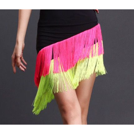 NEW COLOR ROK CELANA RUMBAI MIRING - Celana Rok Rumbai Miring 2 Tingkat