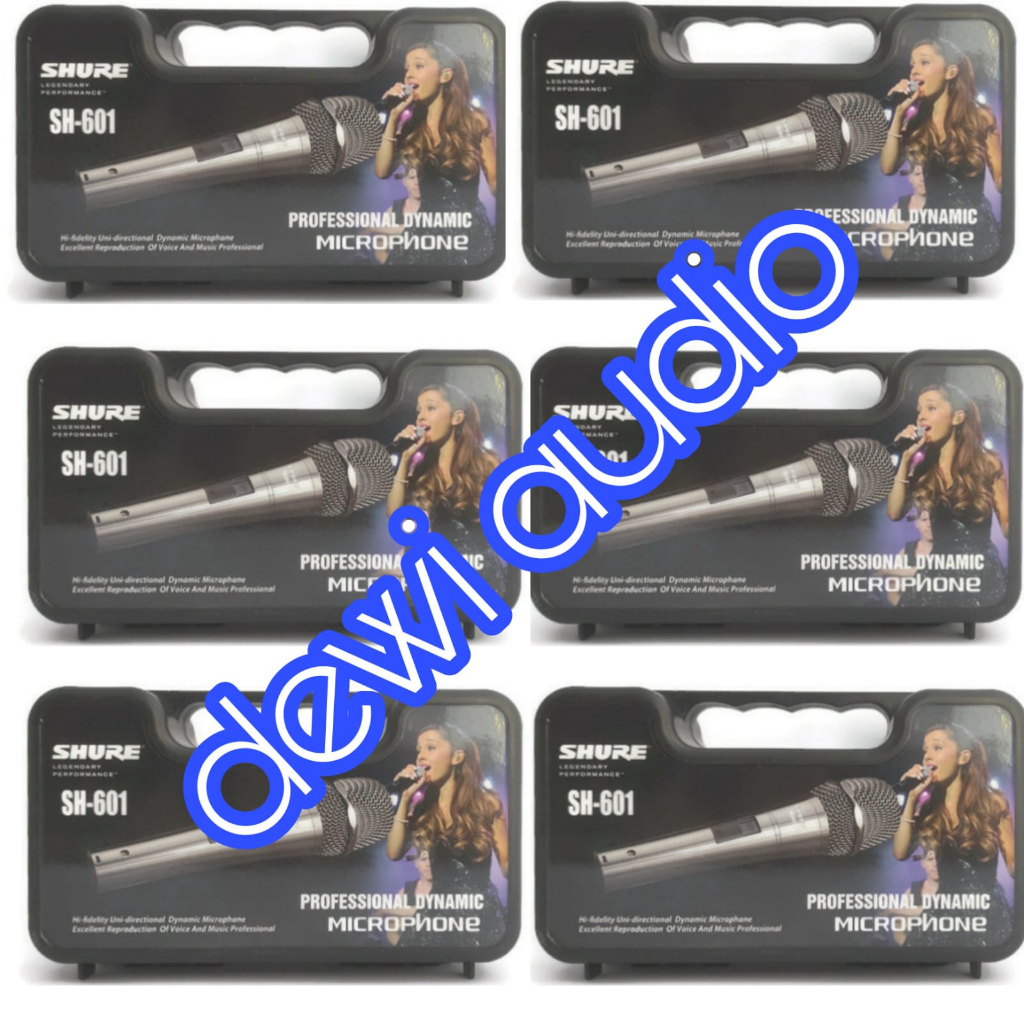 MIC KABEL CONDENSER SHURE SH-601/ MIC CONDENSER SHURE SH601 /MICROPHONE CONDENSER SHURE SH 601