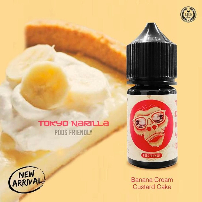 LIQUID 30ML TOKYONARILLA BANANA CREAM CUSTARD CAKE 12MG