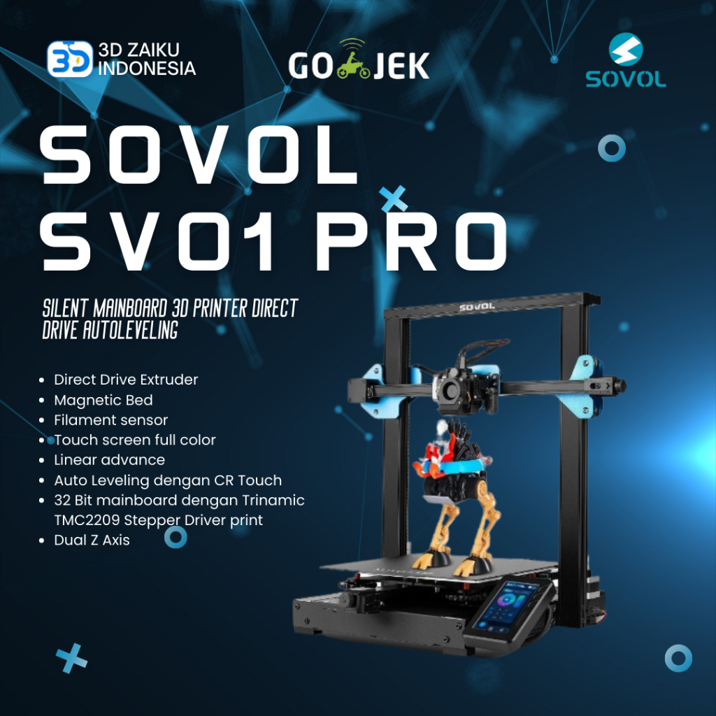 Sovol SV01 Pro Silent Mainboard 3D Printer Direct Drive Autoleveling