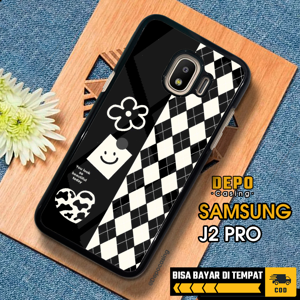 Case Samsung J2 Pro Casing Samsung J2 Pro Depo Casing [CHSB] Case Glossy Case Aesthetic Custom Case