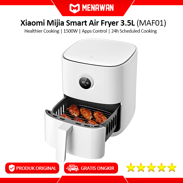 Xiaomi Mijia Smart Air Fryer Alat Penggorengan Sehat Tanpa Minyak Cerdas App Control Original