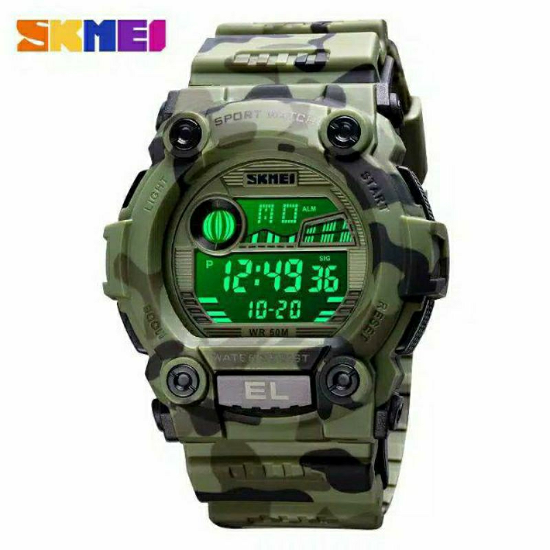 NEW SALE! JAM TANGAN SKMEI 1633 DIGITAL TAHAN AIR PRIA TERLARIS KASUAL OUTDOOR
