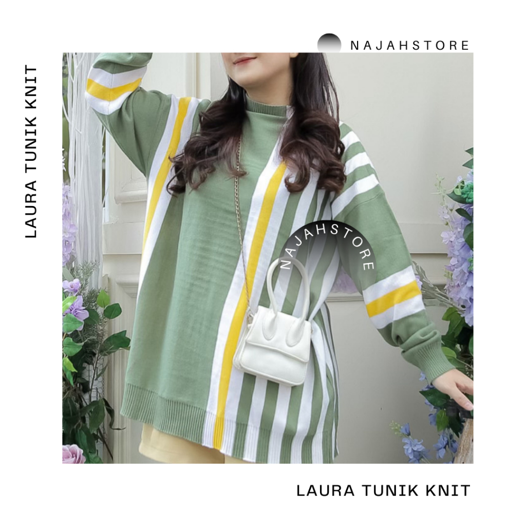 najahstore Laura atasan rajut salur