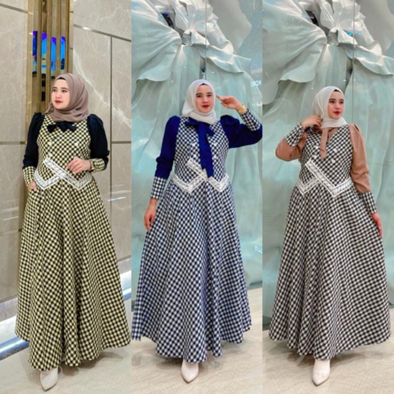 ADELLA DRESS BY SYAFIRA MODE (ORIGINAL)
