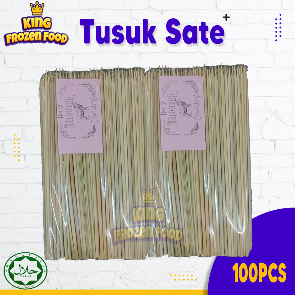 Tusuk Sate Random Kemasan 100Pcs