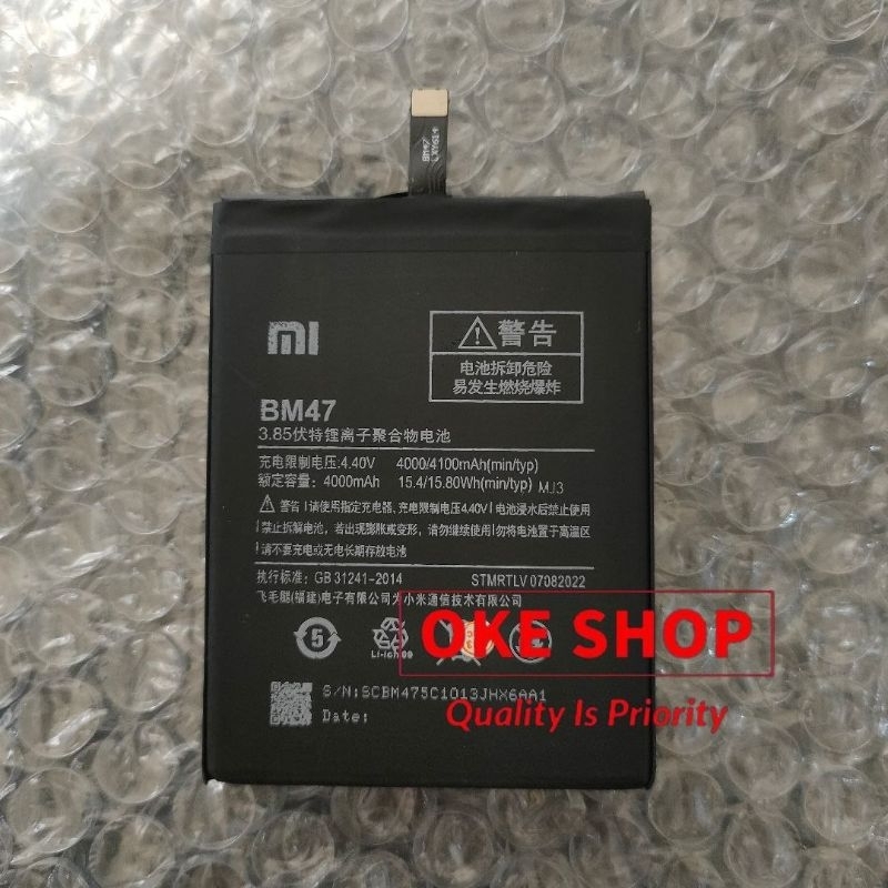 ORIGINAL 100% Baterai Batrei XiaoMi Redmi 4x / Redmi 3 3s 3x 3prime 3 Pro Battery Baterei Batre Batu