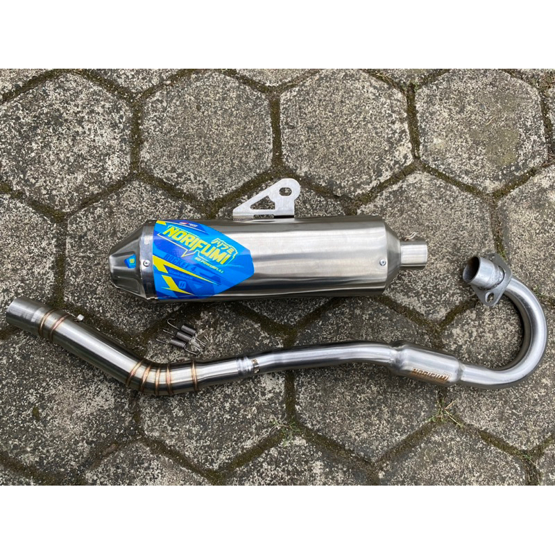 KNALPOT NORIFUMI ROKET 4 STAINLESS FOR CRF/KLX/D-TRACKER/WR155