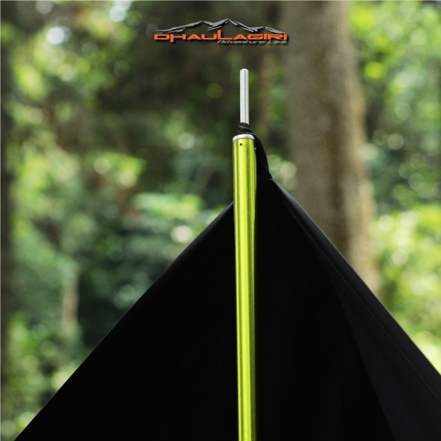 Tiang Flysheet 2x200 cm Awning Pole Kuat Aluminium Original Dhaulagiri
